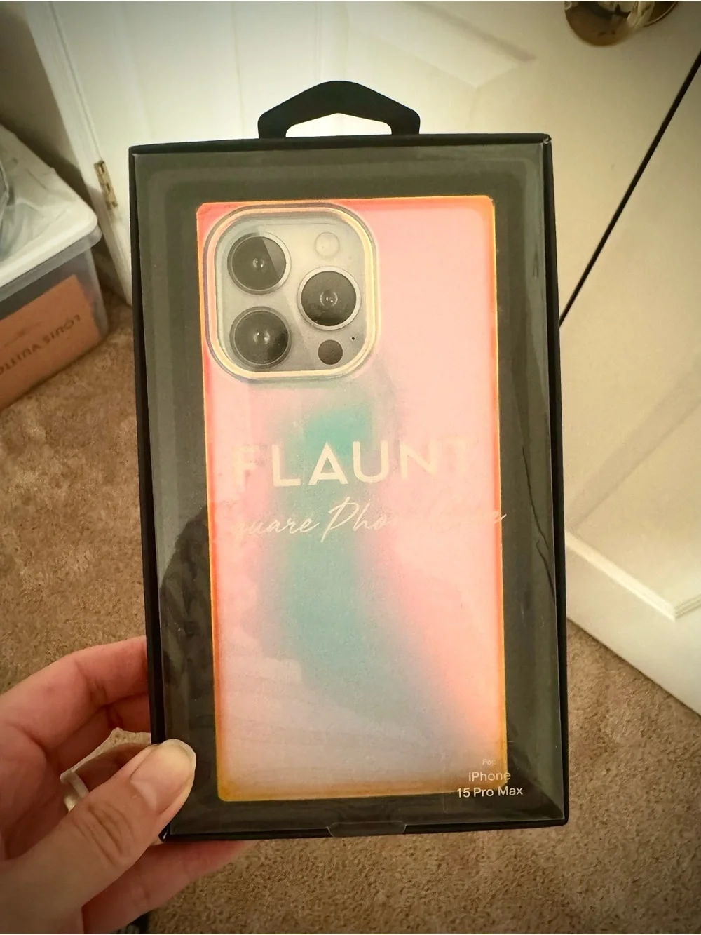 Set of 2 Flaunt Square Cases for iPhone 15 Pro Max